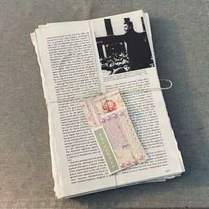 Vintage Paper 100-Page Bundle from an Encyclopedia